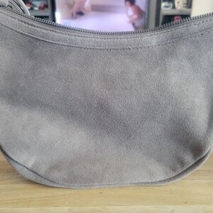 The Sak Elegant Gray Suede Women's Bag